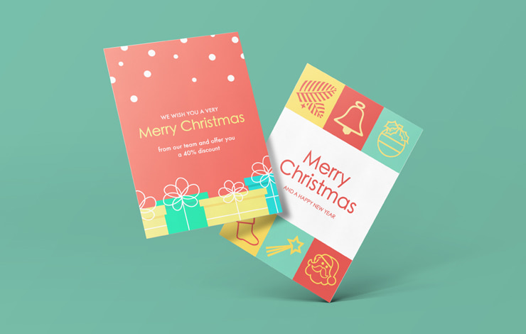 Christmas flyer designed in Swift Publisher for Mac