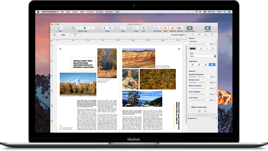 MacBook with Microsoft Publisher for Mac alternative