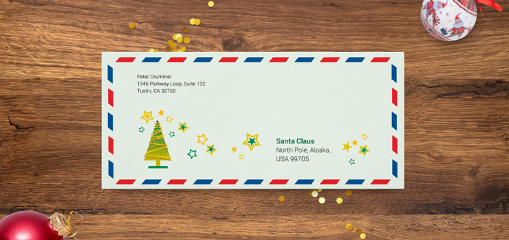 DIY Christmas Envelopes in a Matter of Minutes | Swift Publisher for Mac