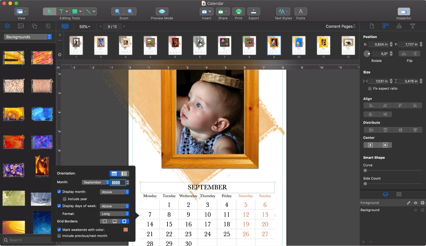 How to Create a Calendar on Your Mac Swift Publisher