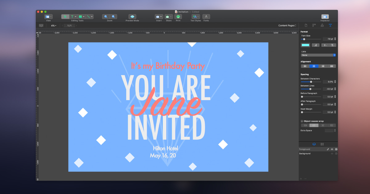 How To Make Invitations On A Mac Swift Publisher